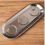 DUDDP Storage Spice lar set 3Pcs/Set Metal Stainless Steel Spice Jar Seasoning Bottle Box Sugar Seal Storage Tins Rack