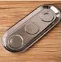 DUDDP Storage Spice lar set 3Pcs/Set Metal Stainless Steel Spice Jar Seasoning Bottle Box Sugar Seal Storage Tins Rack