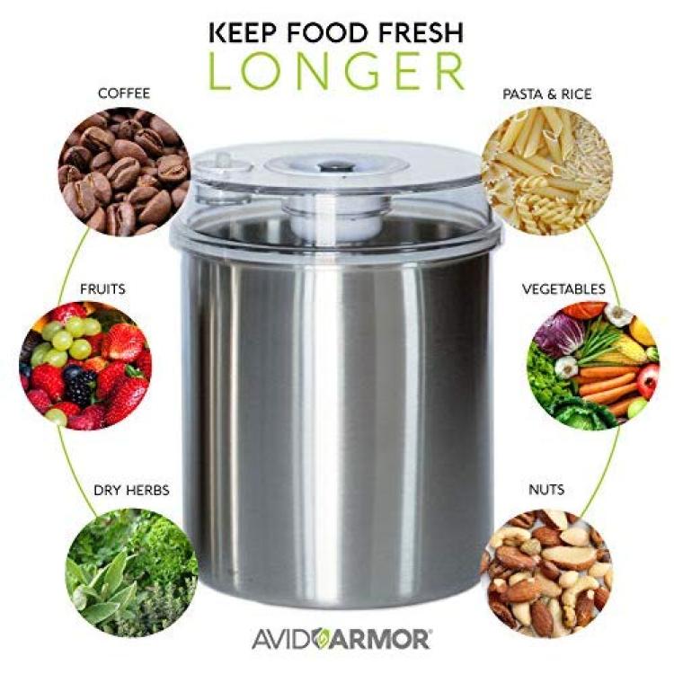 Avid Armor Food Storage Vacuum Canisters - 3-Piece Set