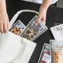 Jitnetiy 12 PCS Clear Airtight Seal Food Zipper Bags Reusable Food Storage Bags for Travel Camping