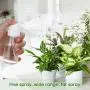 Klare Sprühflaschen, 2er Pack, 100 ml Fassungsvergnügen, wiederbefüllbare Behälter mit Luftdruckpumpe – Ideal für Kosmetik, Wasser, Parfüm, Reisegröße.