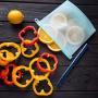 MOUTAUR and RINUZ. My company stops selling the can and Jar opener Freezer Microwave 8 silicone storage bags for Fruits Vegetables Set