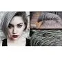 Temporary Silver Gray Hair Wax Pomade for People, Luxury Coloring Mud Grey Hair Dye,Washable Treatment with All Day Hold. Non-Greasy Matte Hairstyle Ash for Party, Cosplay