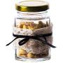 Gojars 3oz Premium Food-grade Hexagon Glass Jars. Mini Jars With Lids For Gifts, Wedding Favors, Honey, Jams And More. (12, 3oz)