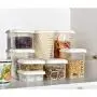 Boîte de Rangement Plastique Scellée pour Réfrigérateur/Congélateur – Compartiments de Rangement Alimentaire, Réservoir pour Graines (Taille : S)