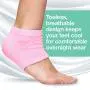 ZenToes Moisturizing Heel Socks 2 Pairs Gel Lined Toeless Spa Socks to Heal and Treat Dry, Cracked Heels While You Sleep (Regular, Fuzzy Pink) ZenToes Moisturizing Heel Socks 2 Pairs Gel Lined Toeless Spa Socks to Heal and Treat Dry, Cracked Heels While You Sleep (Regular, Fuzzy Pink)