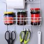 Fridge Hanging Rack Shelf Side Storage Multi-Layer Sidewall Holder Spice Rack Jar Bottle Holder Wall Storage Container for Kitchen Bathroom