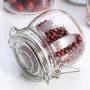 XSWZAQ Thickened vacuum coffee bean sealed cans Glass storage tanks home birds nest sealed bottles Honey bottle pickles (Size : 1000ml)