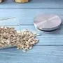 Transparent Glass Dry Grains Food Storage Container Jars Kitchen Organizers Sealing Storage Case,300Ml