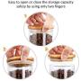 SIUONI Glass Sealed Cans Kitchen Storage Tanks Glass Tea Cans With Lid Borosilicate Glass Jars (650ML)