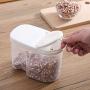 Food Savers Food Storage Containers Food Preservation Box Sealed jar Whole grain storage and storage tank Scale,17.510.313.3/18.3/26.5cm (Size : 17.510.318.3cm)