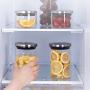 WH- Lead Storage Freshness Kitchen Tissue Seal Glass Jar Cereals Snacks Milk Storage Tank 3 Mounted Various Combinations (Color : Combination 4)