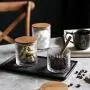Glass Storage Jar, High Borosilicate Glass, Airtight Sealing Ring, Preserving Jars for Tea Coffee Herb Spices Sugar and More (8x8.5cm/250ml) Glass Storage Jar, High Borosilicate Glass, Airtight Sealing Ring, Preserving Jars for Tea Coffee Herb Spices Sugar and More (8x8.5cm/250ml)