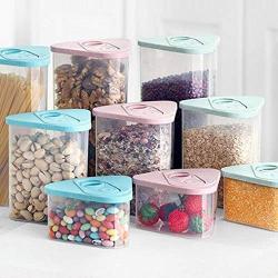 Kitchen Storag Box - 1pc Plastic Food Storage Box Kitchen Organizer Candy Container For Food Save Grain With Cover Kitchen Storage Boxes