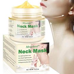 Neck Mask Cream, Neck Firming Mask, Moisturizing Neck Mask, Neck Tighten Mask, Visibly Lift and Tighten Crepey Skin, Anti Aging Moisturizer for Neck, Decollete & Body