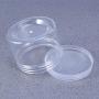 Hemoton 5pcs Sealed Jar Non-toxic Plastic Empty Safe Empty Bottle Storage Containers for Food Cream Scented Tea