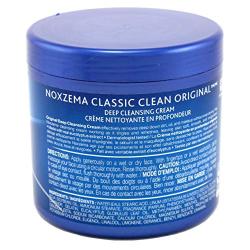 Noxzema Classic Clean Cream Original Deep Cleansing, White, 12 oz (Pack of 6)