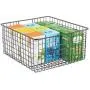 mDesign Farmhouse Decor Metal Wire Food Storage Organizer, Bin Basket with Handles for Kitchen Cabinets, Pantry, Bathroom, Laundry Room, Closets, Garage - 12" x 12" x 6" - 4 Pack - Graphite Gray mDesign Farmhouse Decor Metal Wire Food Storage Organizer, Bin Basket with Handles for Kitchen Cabinets, Pantry, Bathroom, Laundry Room, Closets, Garage - 12" x 12" x 6" - 4 Pack - Graphite Gray