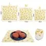 Beeswax Food Wraps,3pcs Reusable Food Storage Wax Wrap,Eco-Friendly Washable, Food Fresh Keep Cover (Banana) Beeswax Food Wraps,3pcs Reusable Food Storage Wax Wrap,Eco-Friendly Washable, Food Fresh Keep Cover (Banana)