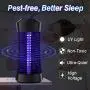 Electric Bug Zapper, Powerful Insect Killer, Mosquito Zappers lamp, UV Bug Light Flying Fly Trap for Indoor Electric Bug Zapper, Powerful Insect Killer, Mosquito Zappers lamp, UV Bug Light Flying Fly Trap for Indoor