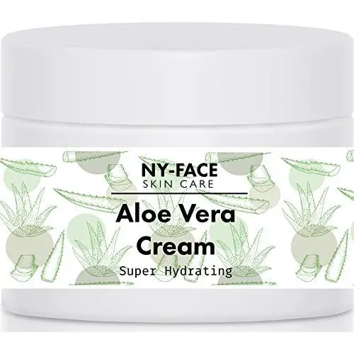Crème NY Faces Aloe Vera - 120 ml - 100% Aloe Vera Organique et Ingrédients Naturels, Réduit l'Inflammation, Après Exposition Solaire – Crème Équilibrée pH Pour Adoucir et Préserver la Peau, La Gardant Douce et Éclatante. Crème NY Faces Aloe Vera - 120 ml - 100% Aloe Vera Organique et Ingrédients Naturels, Réduit l'Inflammation, Après Exposition Solaire – Crème Équilibrée pH Pour Adoucir et Préserver la Peau, La Gardant Douce et Éclatante.