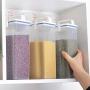 Rice Storage Bin Grain Storage Tank, Airtight Cereal Storage Container Airtight Cereal Storage Containers with Lids Rice Bucket with Lid Grain Container Dispenser for Kitchen Storage Organization