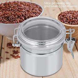 Coffee Container, Stainless Steel Coffee Tea Canister Food Storage Jar Storage Tea Sugar Milk Powder Container(1311cm)