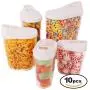 Mr. Kitchens Easy 10Pc Food Storage Containers; 5 Containers & 5 Lids Mr. Kitchens Easy 10Pc Food Storage Containers; 5 Containers & 5 Lids