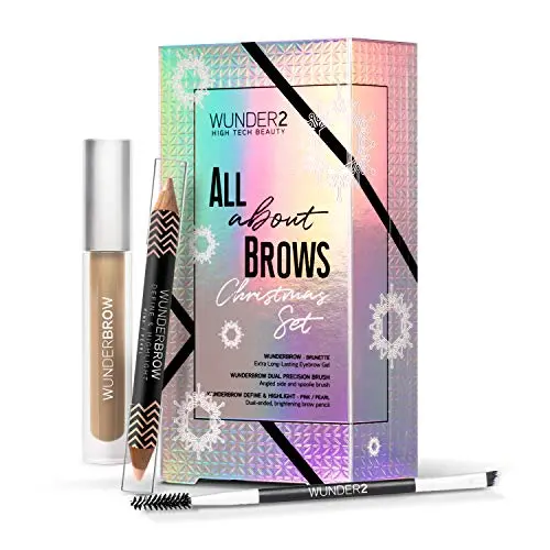 Wunder2 All About Brows Makeup Set, Brunette 0.11 Gram Wunder2 All About Brows Makeup Set, Brunette 0.11 Gram