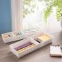 ONLINE Adjustable Storage Office Space Saver Desk Organizers Drawer cabinet-organizers Dividers Kitchen Cookware Storage Box flatware-organizers cookie-jars