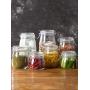 Yl Ly  Transparent Glass Sealed Jar Kitchen Glass Bottle Nut Jar Candy Jar Enzyme Jar Glass Jar Medium 750Ml
