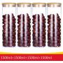 Yl Ly Glass Storage Jars Transparent Sealed Jar Honey Food Kitchen Storage Box Bamboo Cover Diameter 10Cm Storage Jar 4 Piece Set 1500Ml4