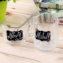 36Pcs/Lot Home Gadget Three Form Modifiable Chalkboard Tag Chalkboard Jar Bottle Label Sticker Kitchen Jars Blackboard Sticker,Spain