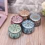 Food storage sets Round Tin Box Jar Tea Candy Jewelry Coin Storage Container Candle Sealed Cans