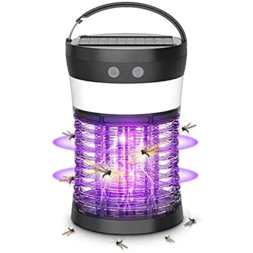 Appareil Anti-Moustiques Anysun Électrique, Lampe à Moustiques Rechargeable Solar et USB, Portable, Étanche IP66 avec 3 Modes d'Éclairage pour Camping, Randonnée, Jardin et Voyage Appareil Anti-Moustiques Anysun Électrique, Lampe à Moustiques Rechargeable Solar et USB, Portable, Étanche IP66 avec 3 Modes d'Éclairage pour Camping, Randonnée, Jardin et Voyage