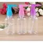 75ml Refillable Empty Plastic Travel Bottles Jars Set with Pump Tops for Makeup Cosmetic Bath Shower Toiletries Liquid Containers Leak Proof Portable Travel Accessories Pack of 6