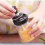 CSPFAIRY Food Grade Glass with Spoon Kitchen Spice Jars Seal Multifunction Solid Solution Seasoning Ketchup Bottle CSPFAIRY Food Grade Glass with Spoon Kitchen Spice Jars Seal Multifunction Solid Solution Seasoning Ketchup Bottle