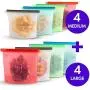 MOUTAUR and RINUZ. My company stops selling the can and Jar opener Freezer Microwave 8 silicone storage bags for Fruits Vegetables Set MOUTAUR and RINUZ. My company stops selling the can and Jar opener Freezer Microwave 8 silicone storage bags for Fruits Vegetables Set