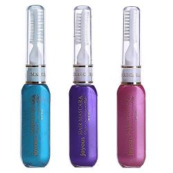 Professional Hair Dye Temporary Hair Color Stick Non-toxic Salon Diy Hair Dyeing Mascara (Purple+Blue+Pink)