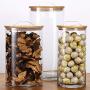 Glass Sealed Jars, Kitchen Household Cereal Containers, Storage Spices/Pasta/Oatmeal/Rice