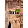 KitchenCraft Sugar Container Industrial Kitchen 11x16,5cm, 10.5 x 11 x 17 cm, Grey