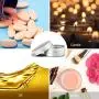 Silberner Aluminium Metall Tin Behälter mit sicheren Schraubverschlüssen für Kosmetik, Lippenpflege, DIY-Salben, Kerzen, Pillennahbox, Hautpflege und Tee, 24 Stück