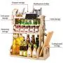 3-Tier Standing Spice Rack Kitchen Bathroom Countertop Storage Organizer,Spice Bottle Jars Holder Rack Iron Shelf 3-Tier Standing Spice Rack Kitchen Bathroom Countertop Storage Organizer,Spice Bottle Jars Holder Rack Iron Shelf