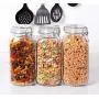 ComSaf Airtight Glass Canister Set of 3 with Lids 78oz Food Storage Jar Square - Storage Container with Clear Preserving Seal Wire Clip Fastening for Kitchen Canning Cereal,Pasta,Sugar,Beans,Spice ComSaf Airtight Glass Canister Set of 3 with Lids 78oz Food Storage Jar Square - Storage Container with Clear Preserving Seal Wire Clip Fastening for Kitchen Canning Cereal,Pasta,Sugar,Beans,Spice