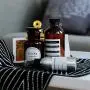 Glasbehälter & Gläser | Skandinavischer Chic Glasbehälter mit Aufkleber, Nordisch, Modern, Minimalistisch, Schreibtisch-Organizer, Blumenbehälter, Dekoration | von HUDITOOLS | 1 Stück