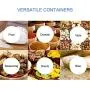 Contenants de Rangement Alimentaire en Cuve à Vin Rustique avec Couvercles, Grande Doseuse de Céréales en Céramique, Canisters à Café, Décoration d'Intérieur Rustique, Organisation et Rangement de Cellier, 10L/15L/25L Contenants de Rangement Alimentaire en Cuve à Vin Rustique avec Couvercles, Grande Doseuse de Céréales en Céramique, Canisters à Café, Décoration d'Intérieur Rustique, Organisation et Rangement de Cellier, 10L/15L/25L