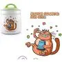 Bouteille à friandises pour chats en céramique, adorable, originale, fournitures pour animaux de compagnie (Couleur : Blanc) Bouteille à friandises pour chats en céramique, adorable, originale, fournitures pour animaux de compagnie (Couleur : Blanc)