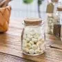 Mini Joghurtgläser 30er Set, 7 oz Glas Favor Gläser mit Korkstopfen, Glas Puddinggläser, Glasbehälter mit Deckeln, Mason Jar Hochzeit Favors Honiggläser mit Etiketten und String