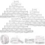 100 Pieces 5g Travel Cream Jars with Lids Plastic Lotion Containers TSA Approved Traveling Bottles Leak Proof 100 Pieces 5g Travel Cream Jars with Lids Plastic Lotion Containers TSA Approved Traveling Bottles Leak Proof