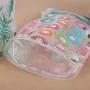 Gläserartige Aufbewahrungstaschen – Wiederverwendbar, Niedlich, Mit Reißverschluss – Packung mit 9 Taschen, Praktische Größe, Pop-Jar-Form, Tropical Palm Leaves Design, Wiederverwendbarer Speicherkorb, Snack-Beutel, wiederverwendbar.